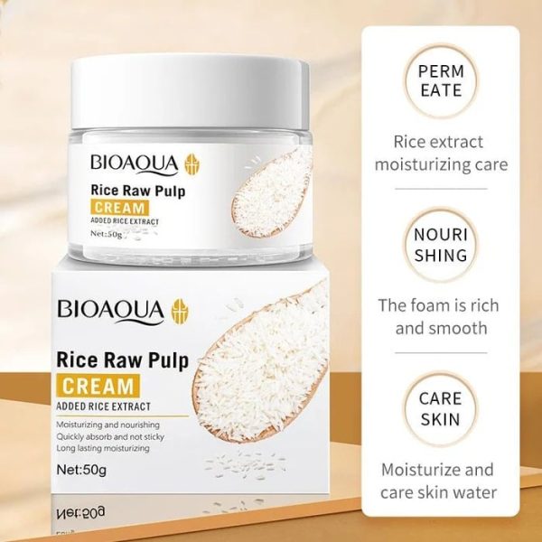 BIOAQUA Rice Raw Pulp Face Cream – 50g