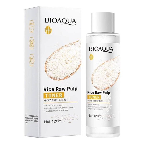 Bioaqua Rice Raw Pulp Toner Hydrating Moisturizing – 120ml