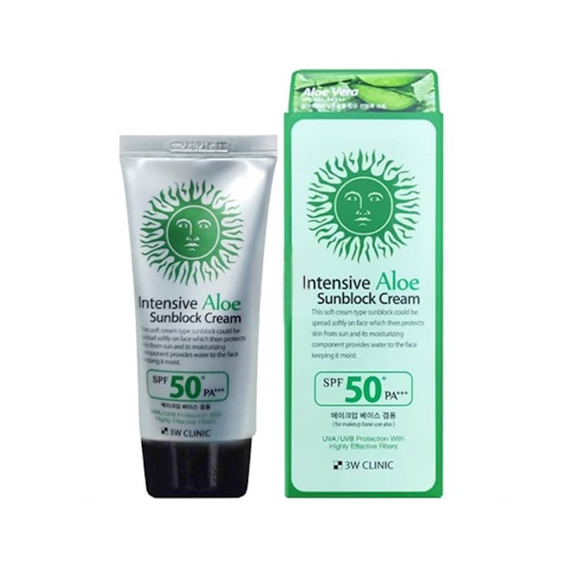 3W Clinic Aloe Sunblock Cream 70ml 3W Clinic Aloe Sunblock Cream 70ml