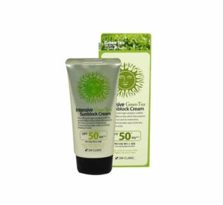 3W Clinic Intensive Green Tea Sunblock Cream 70ml