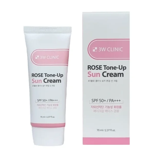3W Clinic Rose Tone-Up Sun Cream 70ml