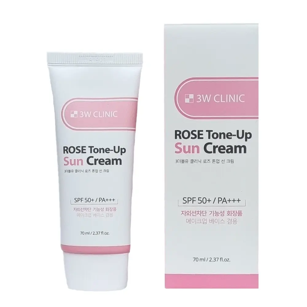 3W Clinic Rose Tone-Up Sun Cream 3W Clinic Rose Tone-Up Sun Cream 70ml