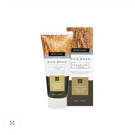 3w Clinic Rice Bran Clear Cleansing Foam – 180ml