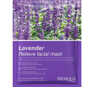 BIOAQUA Lavender Relive Face Sheet Mask