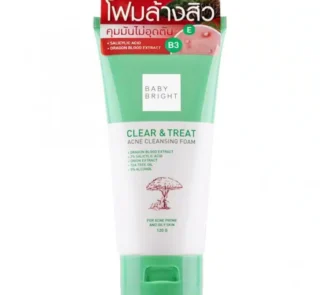 Baby Bright Anti-Acne Dragon Blood Cleansing Foam 120g