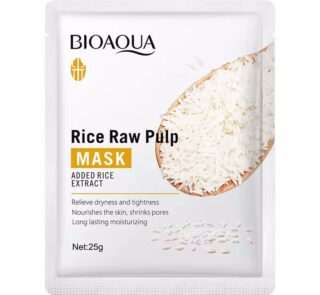 Bioaqua Rice Raw Pulp Facial Sheet Masks 25g