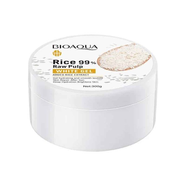 Bioaqua Rice Raw Pulp Moisturizing Brightening Gel 300g
