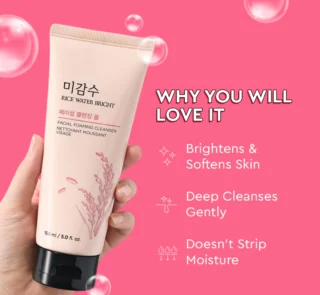 The Face Shop Rice Water Bright Cleansing Foam – 150ml