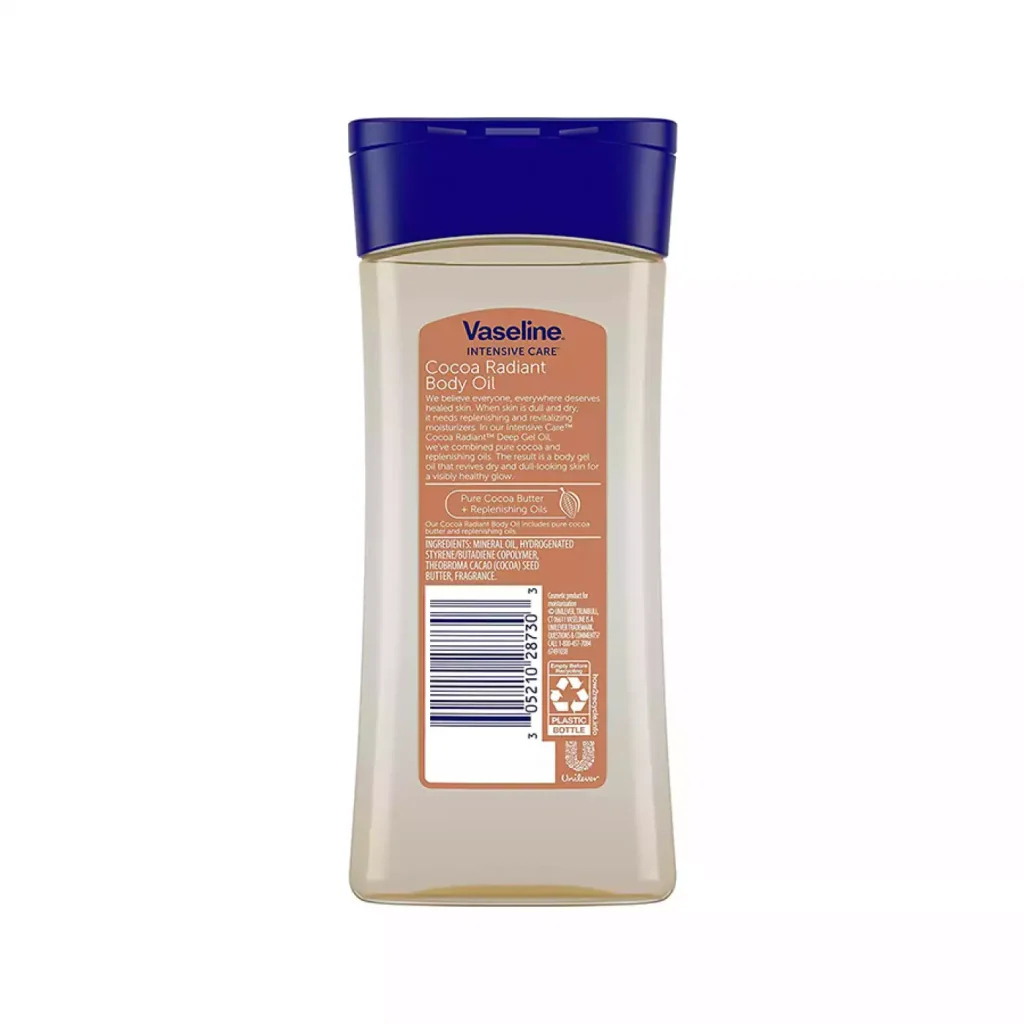 Vaseline Intensive Care Cocoa Radiant Gel Body Oil 200ml