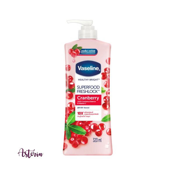 Vaseline Superfood Freshlock Cranberry Body Lotion – 320ml