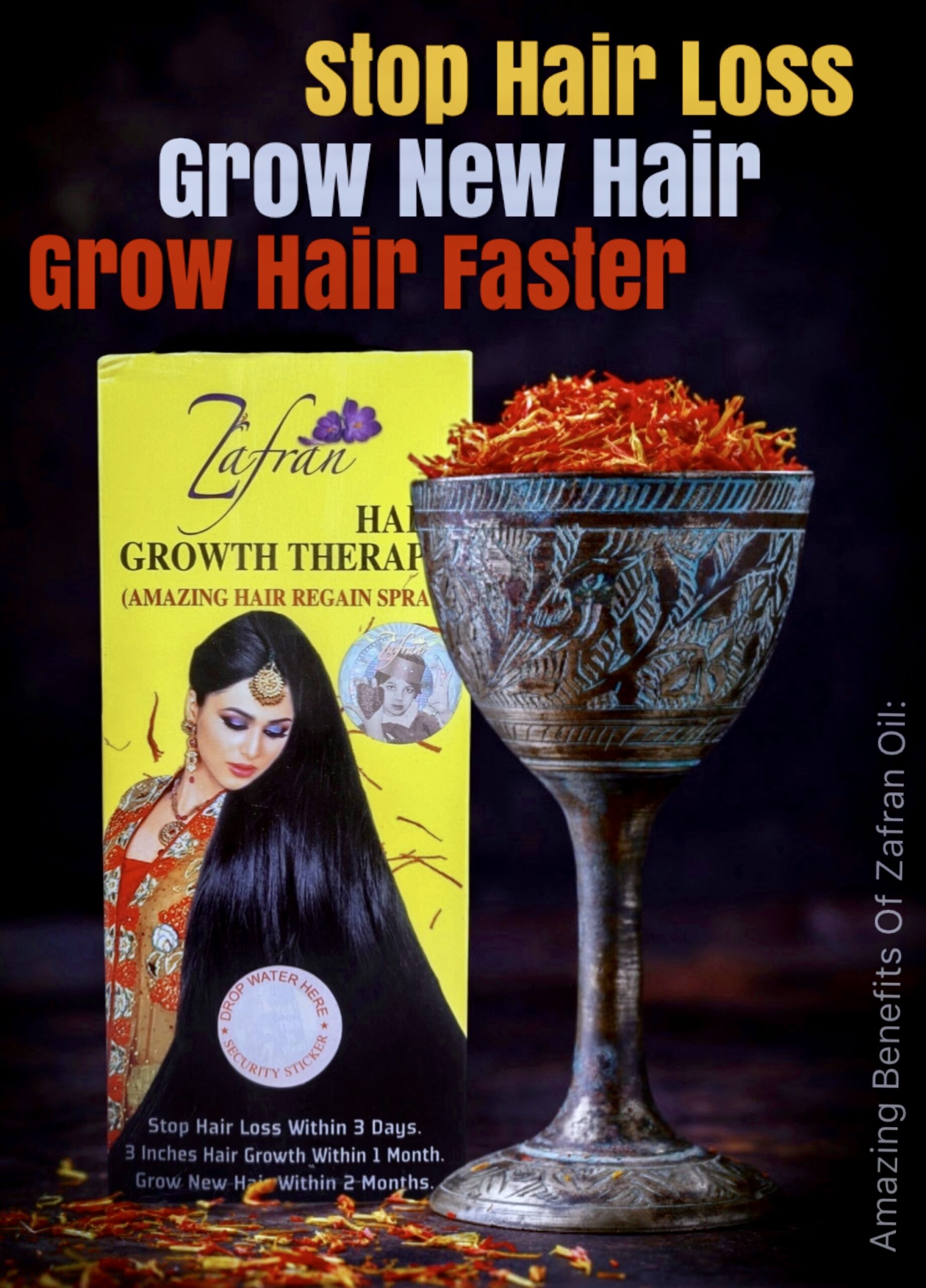 Zafran Hair Oil image with Zafran Zafran Hair Growth Oil