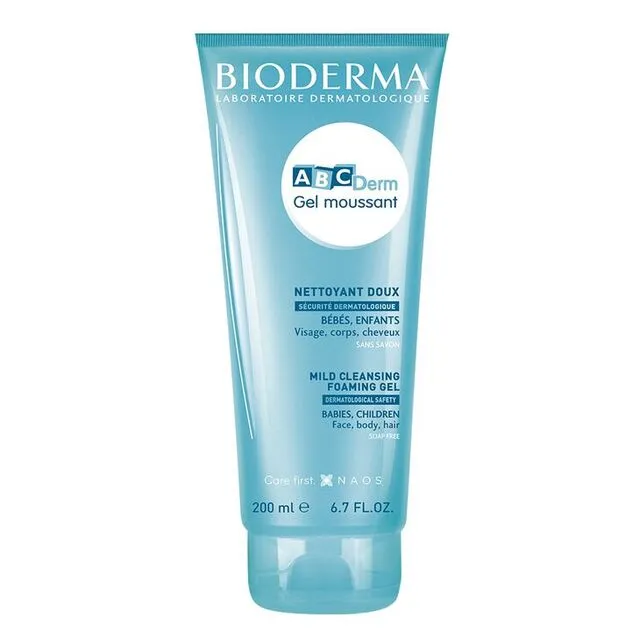 Bioderma ABCDerm Gel Moussant Mild Cleansing Foaming Gel 200ml Bioderma ABCDerm Gel Moussant Mild Cleansing Foaming Gel 200ml