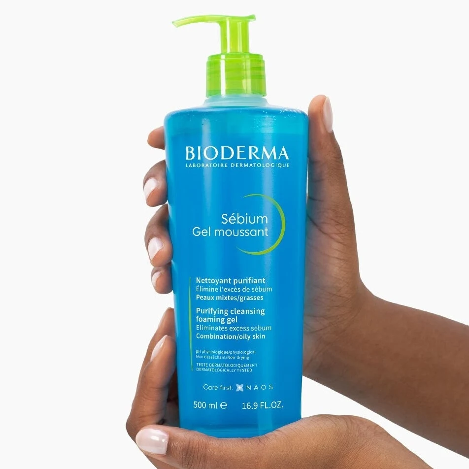 Bioderma Sebium Gel Moussant Purifying Cleansing Foaming Gel 500ml Bioderma Sebium Gel Moussant Purifying Cleansing Foaming Gel 500ml