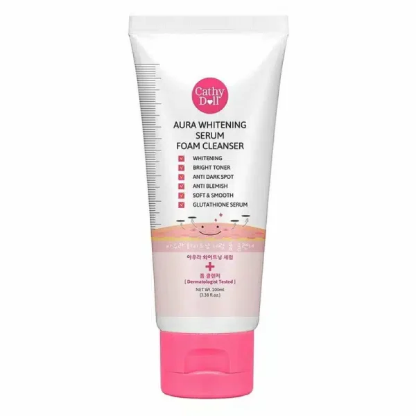 Cathy Doll Aura Whitening Serum Foam Cleanser – 100ml