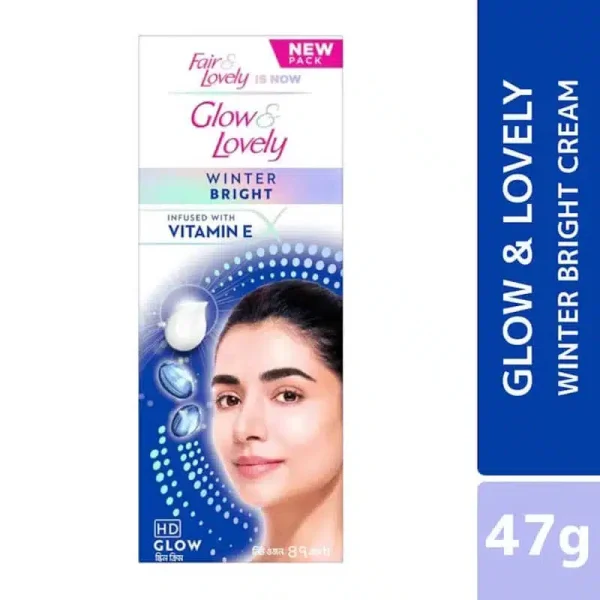 Glow & Lovely Winter Bright Vitamin E Hd Glow Skin Cream 47gm