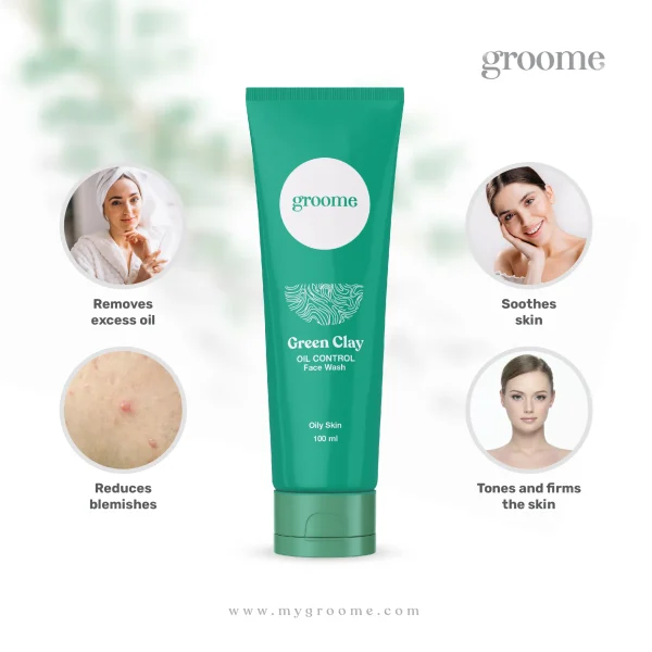 Groome Green Clay Face Wash