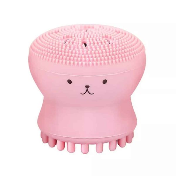 Laikou Octopus Silicone Face Cleansing Brush – Pink