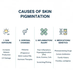 Pigmentation causes