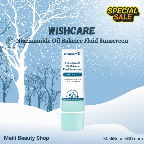 WishCare Niacinamide Oil Balance Fluid Sunscreen SPF 50 PA++++ 50g