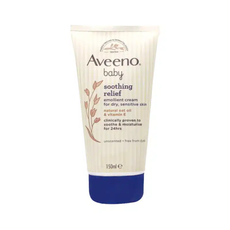 Aveeno Baby Soothing Relief Emollient Cream – 150ml Aveeno Baby Soothing Relief Emollient Cream 150ml