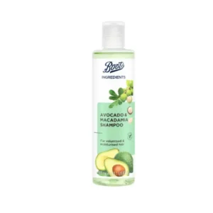 Boots Ingredients Avocado Macadamia Shampoo 300 ml