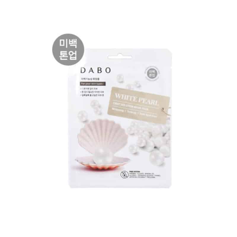 DABO-White-Pearl-Sheet-Mask.jpg DABO White Pearl Sheet Mask - Image 1