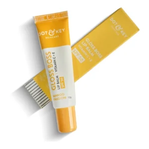Dot and Key Gloss Boss Vitamin C E Lip Balm with SPF 50 Mango Passion