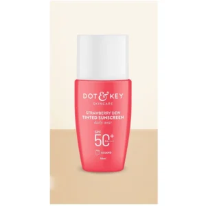 Dot and Key Strawberry Dew Tinted Sunscreen SPF 50 PA 03 Sand