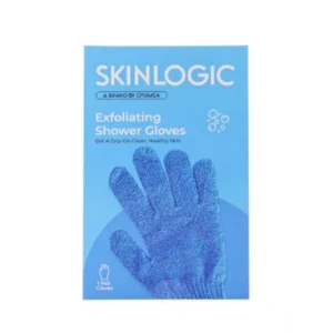 SKINLOGIC Exfoliating Body Gloves 1 Pair Blue