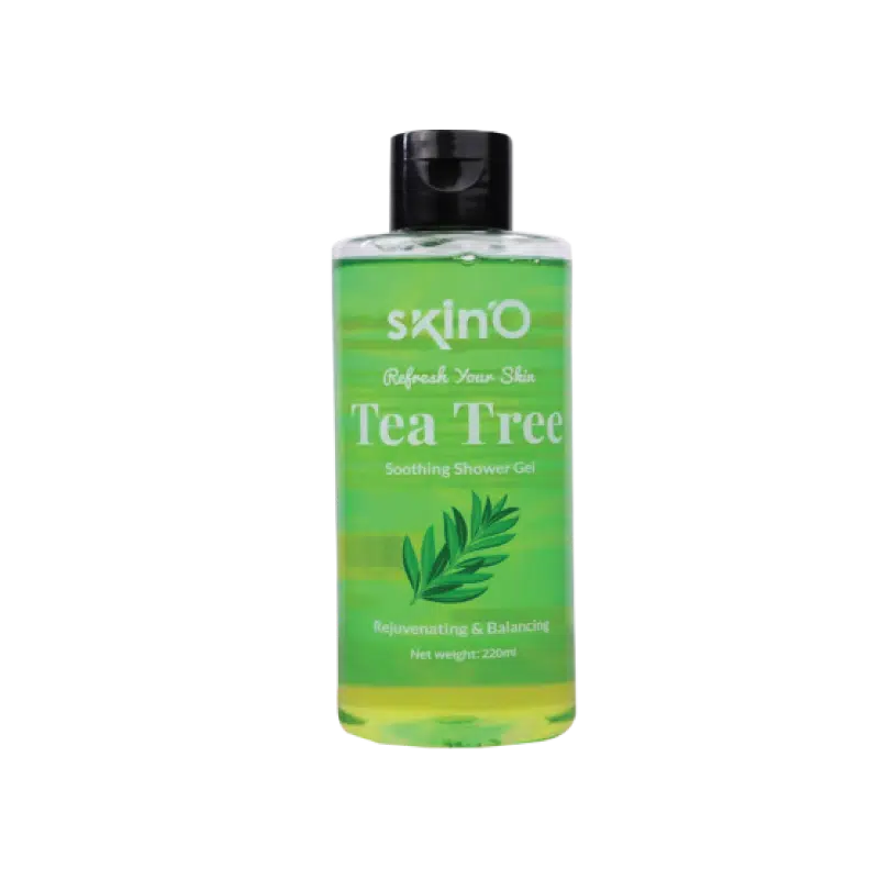 SkinO_Refresh_Your_Skin_Tea_Tree_Soothin-SKINO-b6f50-475105.webp Skino Tea Tree Soothing Shower Gel 220ml - Image 1