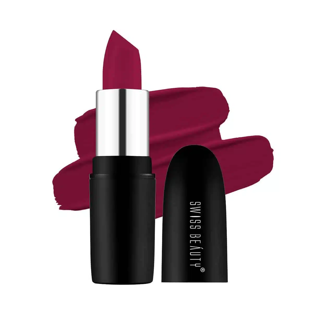 Swiss Beauty Pure Matte Lipstick Raspberry 207 Swiss Beauty Pure Matte Lipstick Raspberry 207