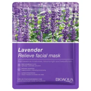 bioaqua lavender relive face sheet mask