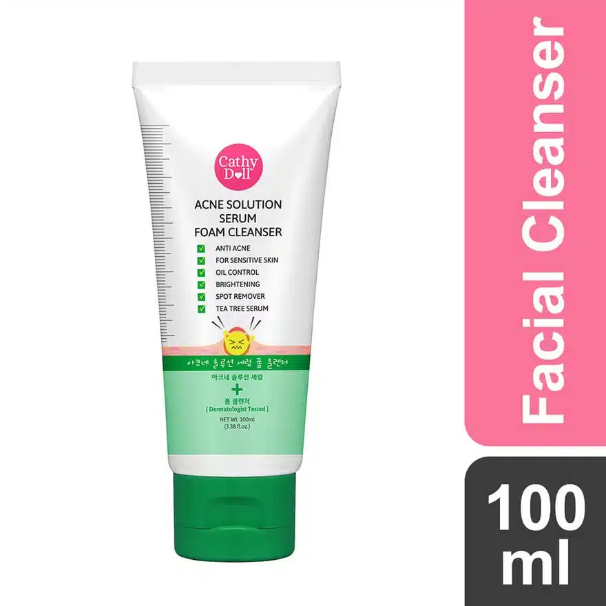 photo_2023-10-12_12-01-51.webp Cathy Doll Acne Solution Serum Foam Cleanser – 100ml - Image 1